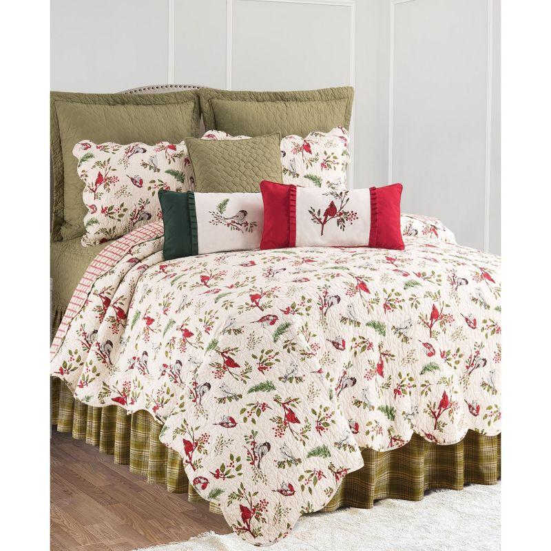 C&F Home Sprig Birds Full/Queen 3 Piece Quilt Set