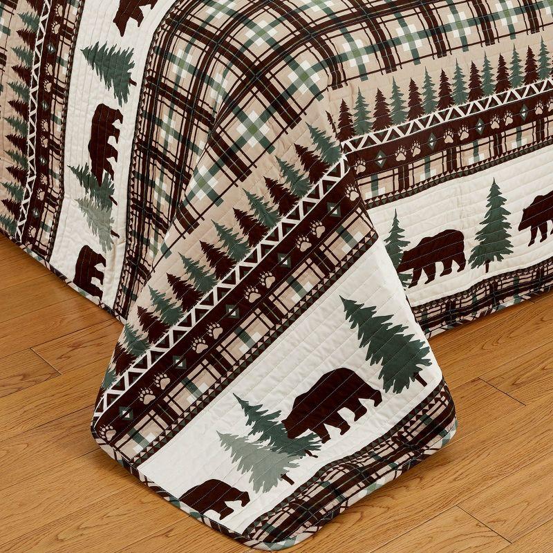 Market & Place Cedar Creek No Log Cabin Quilt Set