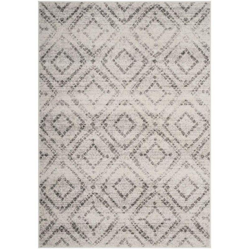 Adirondack ADR131 Machine Made Indoor Area Rug - Light Grey/Grey - 6'x9' - Safavieh