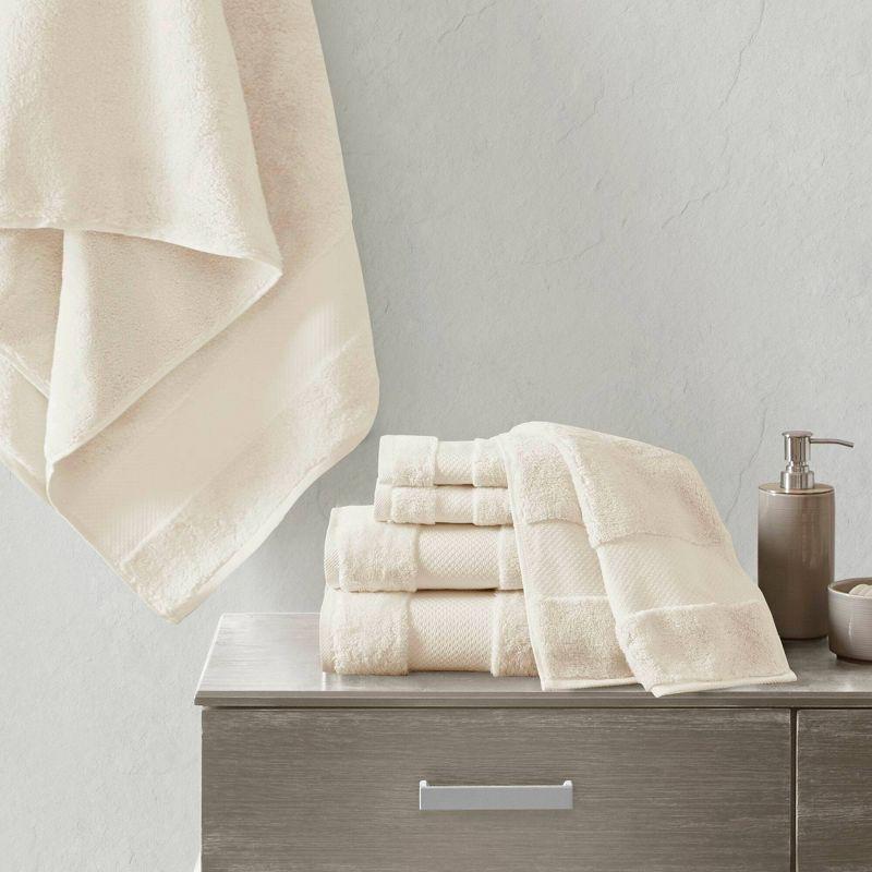 Turkish 6 Piece 100% Cotton Oversized Towel Set