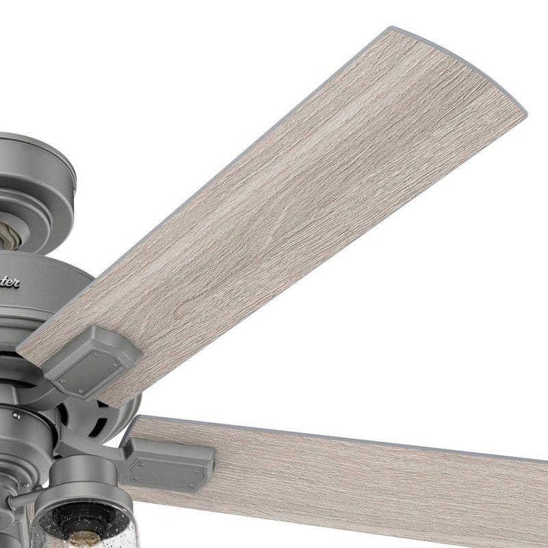 52" Hartland 5 - Blade Standard Ceiling Fan with Pull Chain and Light Kit Included