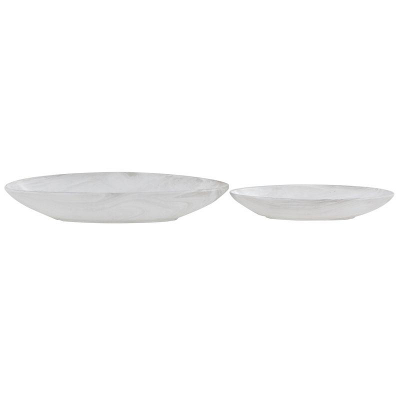 Contemporary 2-Piece Porcelain Pot Planter Set