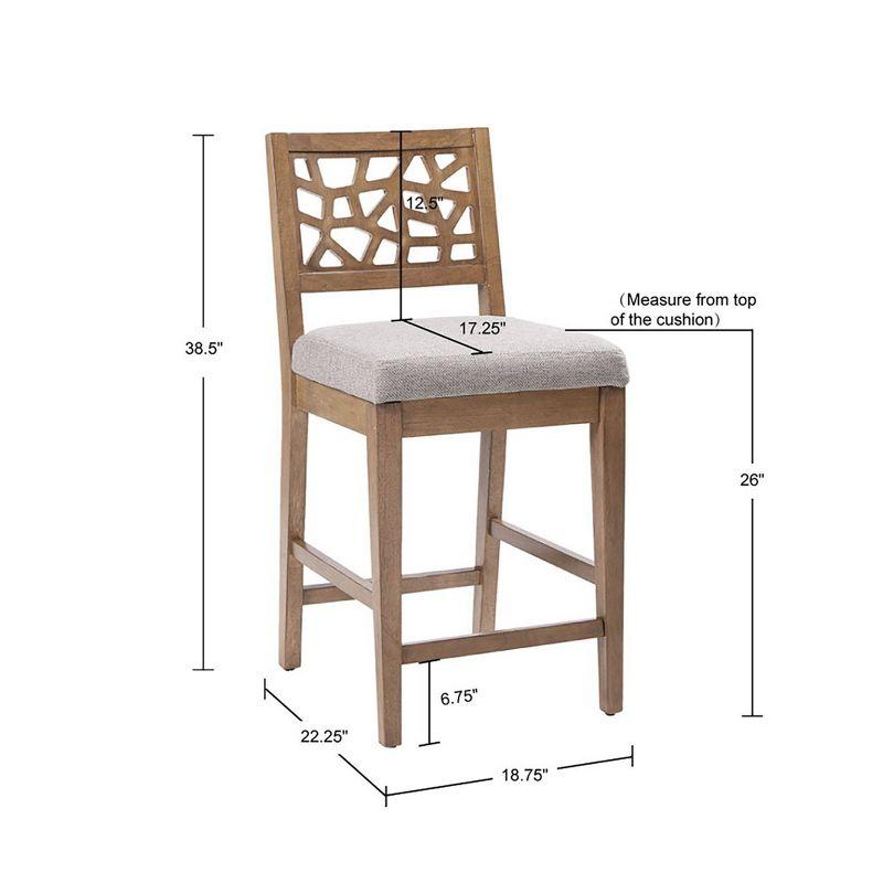 Porschia Solid Wood Bar & Counter Stool