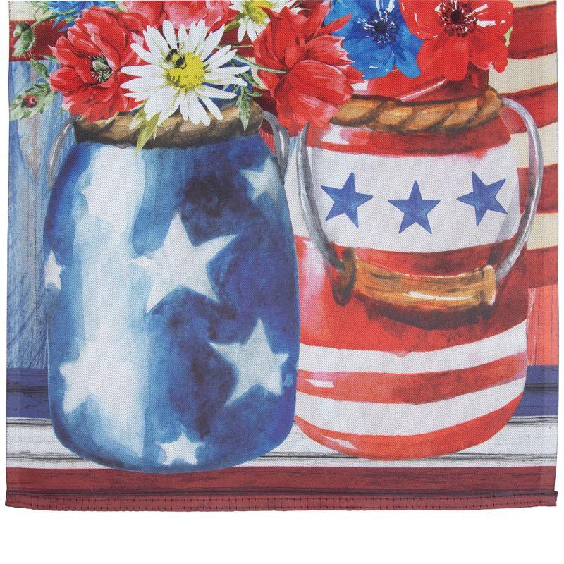 Northlight Floral Bouquet Outdoor Americana Garden Flag 18" x 12.5"