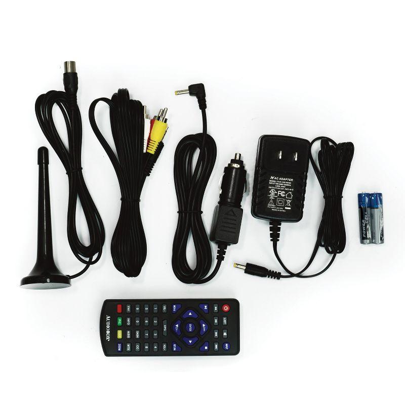 Audiobox® 15.4-In. 1200 x 800 HD Portable Rechargeable LCD TV with Remote and Car Charger, TV-15 in Black