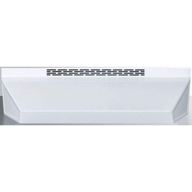 24'' White Convertible Under Cabinet Range Hood with Charcoal Filter