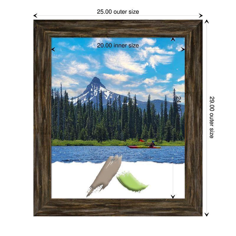 Amanti Art Fencepost Narrow Wood Picture Frame