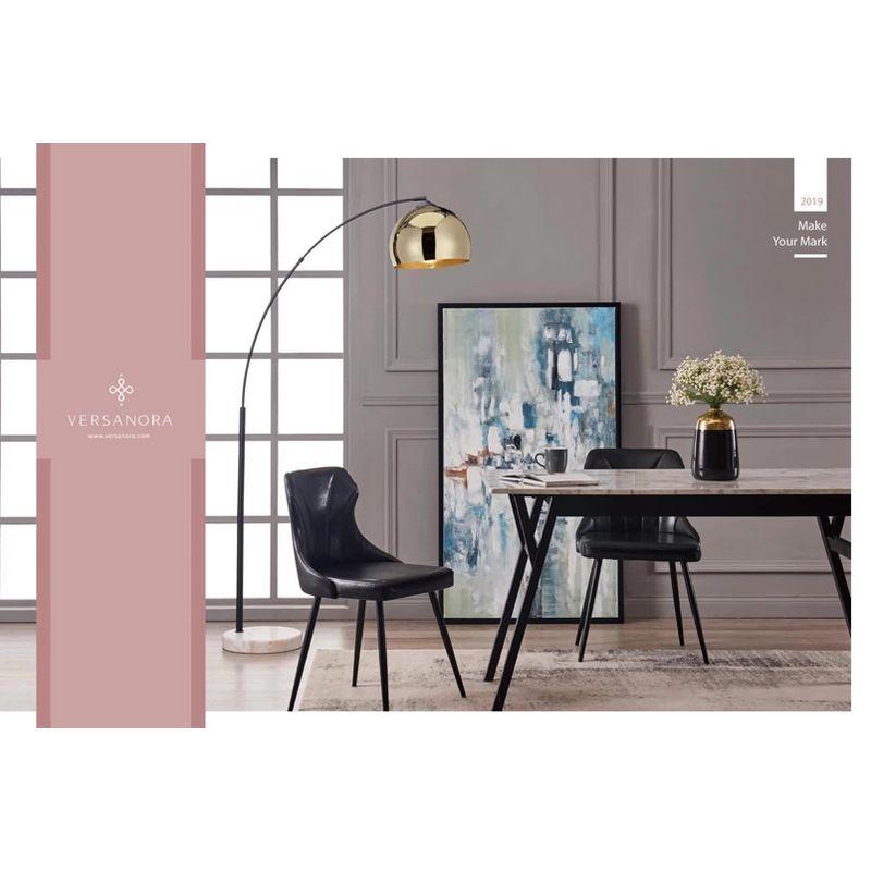 Wrought Studio™ Pinecone 48" Storage Cabinet Sideboard with Marble Effect