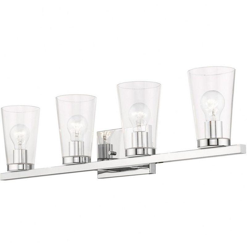 Livex Lighting Cityview 4 - Light Vanity in  Polished Chrome