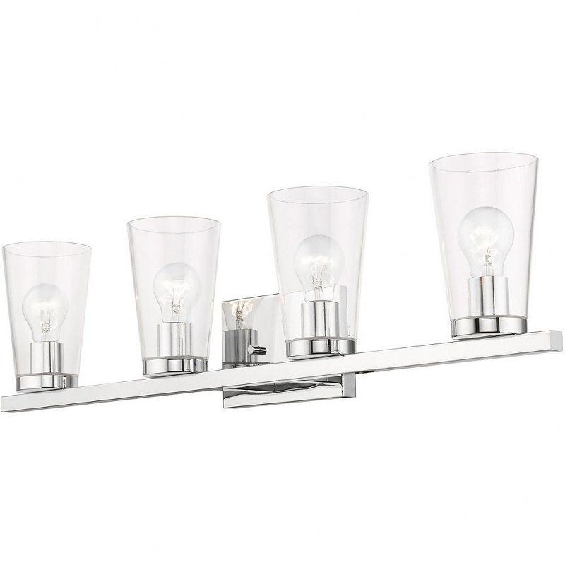 Livex Lighting Cityview 4 - Light Vanity in  Polished Chrome