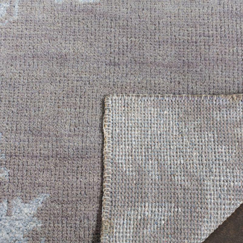 Stone Wash STW235 Hand Knotted Indoor Accent Rug - Grey - 3'x5' - Safavieh