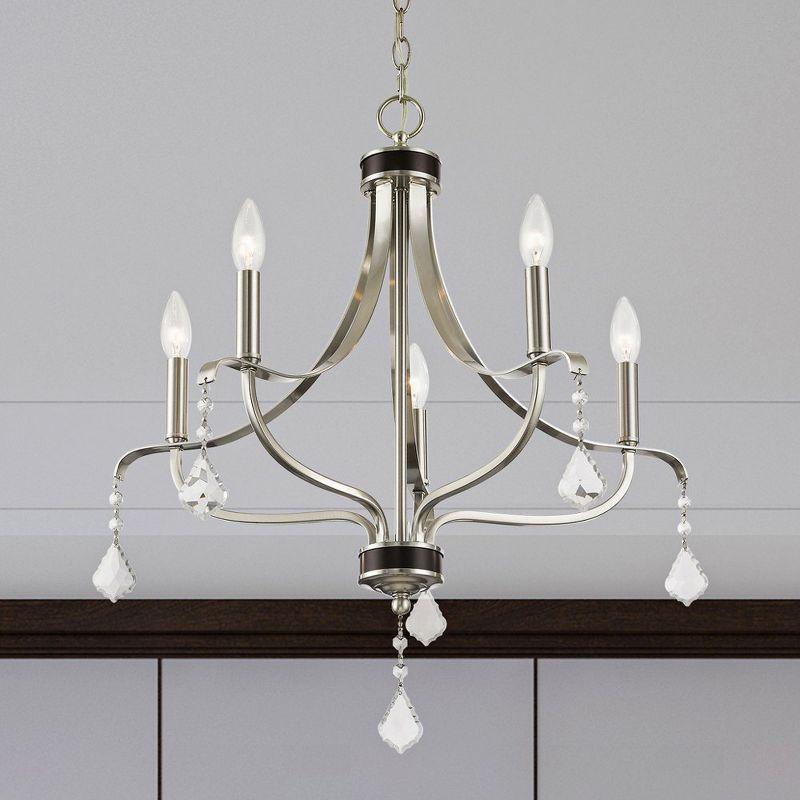 Livex Lighting Laurel 5 - Light Chandelier in  Brushed Nickel