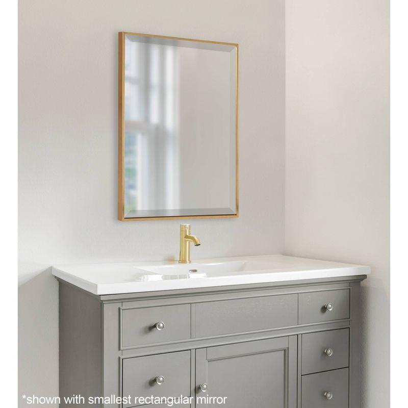 22.75" x 28.75" Rhodes Framed Wall Mirror Gold - Kate and Laurel