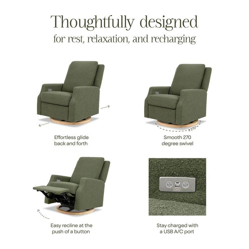 Crewe Electronic Recliner and Swivel Glider in Eco-Performance Fabric