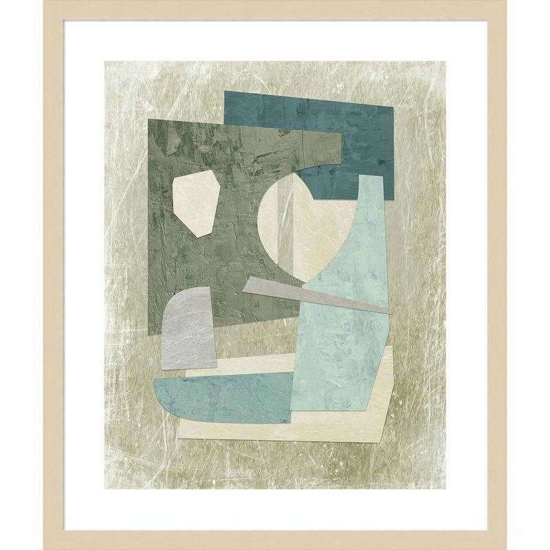 Amanti Art Mid-Century Collage II by Suzanne Nicoll Wood Framed Wall Art Print