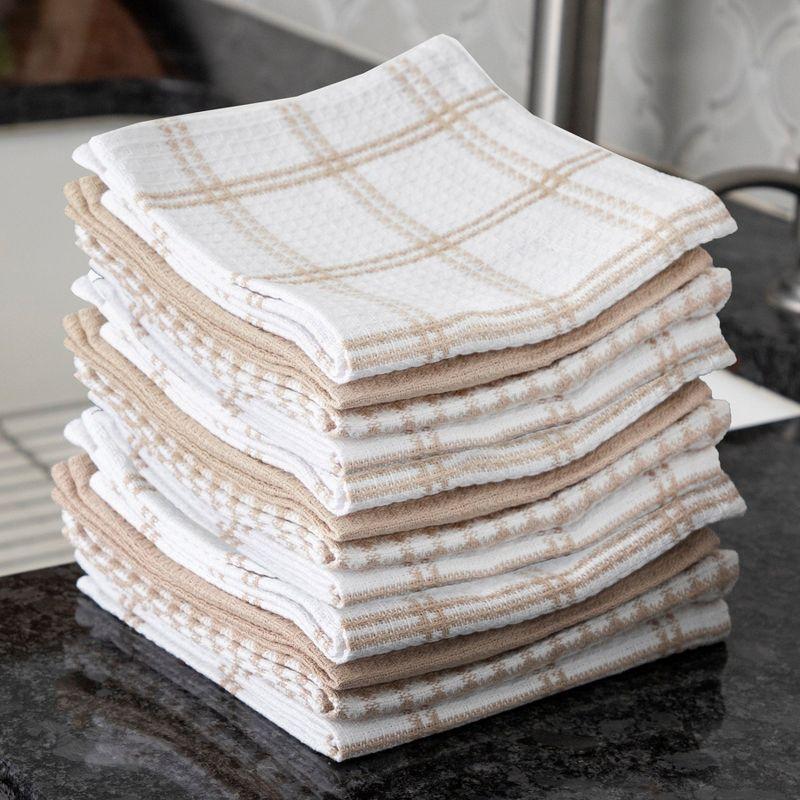 T-fal Flat Waffle Kitchen Dishcloth Set