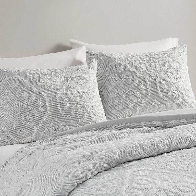 510 Design Everly 3 Piece Tufted Woven Medallion Comforter Set