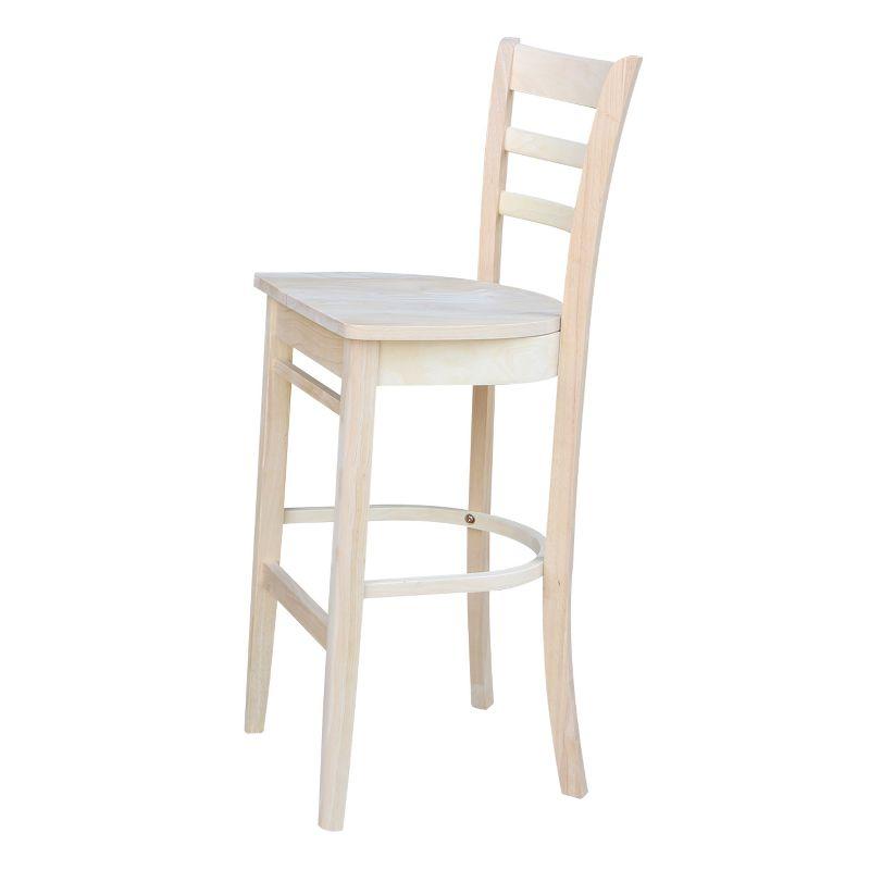 International Concepts Emily Bar Height Stool - 30 inches Seat Height