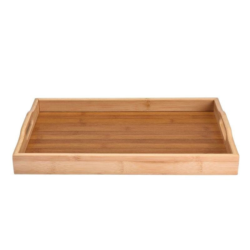 Prosumers Choice Bamboo Serving Trays with Handles, 3 Pack