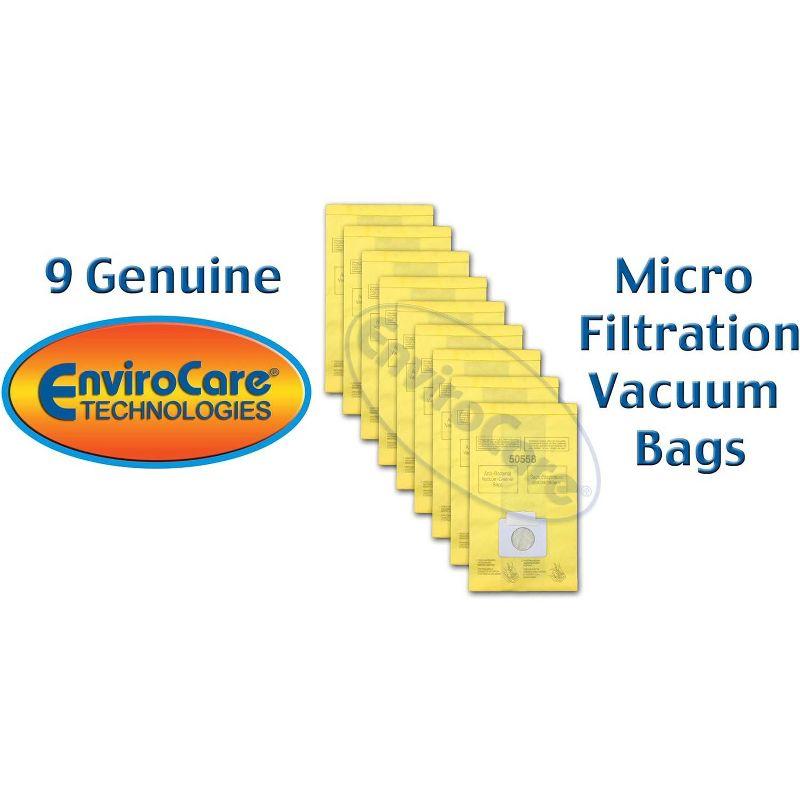 EnviroCare Replacement Micro Filtration Vacuum Cleaner Bags Made to fit Kenmore Canister Type C or Q 50555, 50558, 50557 and Panasonic Type C-5 9 Pack