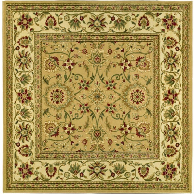 Lyndhurst LNH212 Power Loomed Area Rug - Beige/Ivory - 5'3"x5'3" - Safavieh