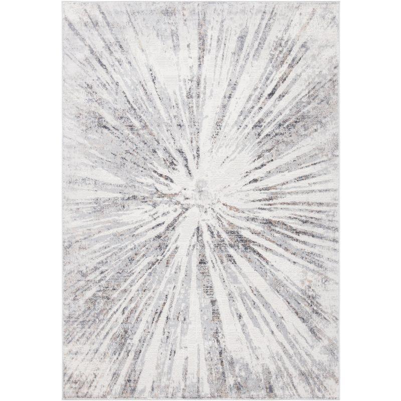 Amelia ALA449 Power Loomed Indoor Area Rug - Grey/Gold - 6'7"x9'6" - Safavieh