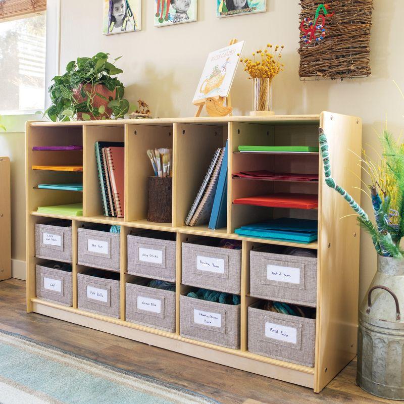 Guidecraft EdQ Essentials Shelves & 10 Bin Storage Unit