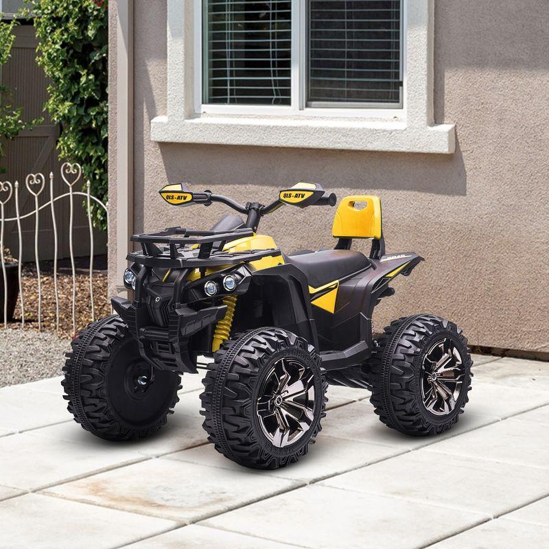 Aosom 12 Volt 1 Seater All-Terrain Vehicles Battery Powered Ride On