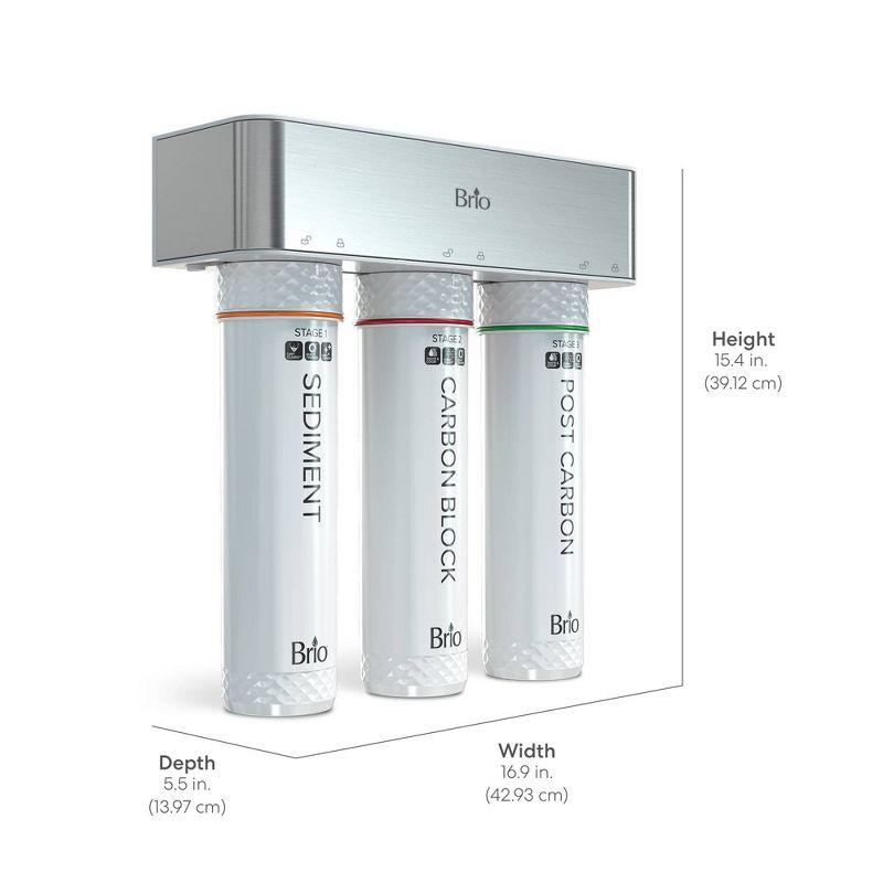 BRIO 3 Stage Undersink Filtration System