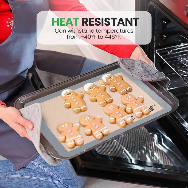 NutriChef NutriChef Non-Stick Silicone 2 Piece Baking Sheet Set (Set of 2)