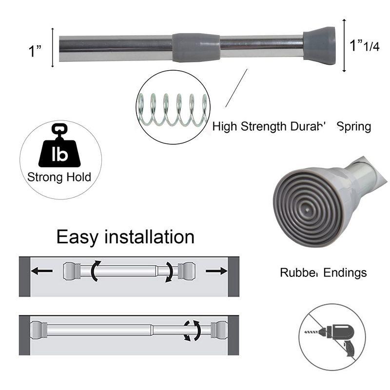 Straight Tension Shower Curtain Rod