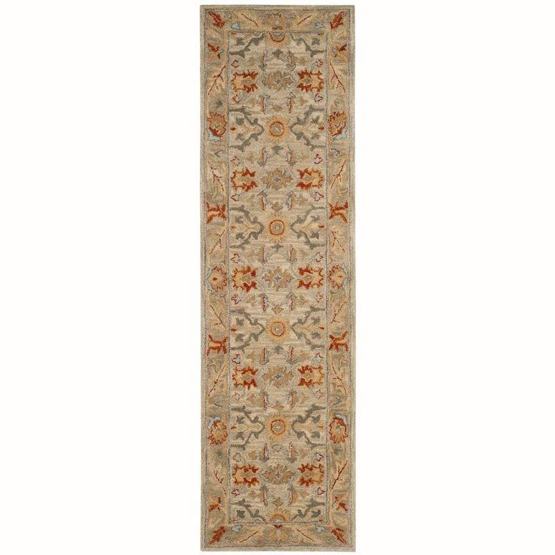 Antiquity AT63 Hand Tufted Runner Rug - Beige/Multi - 2'3"x8' - Safavieh.