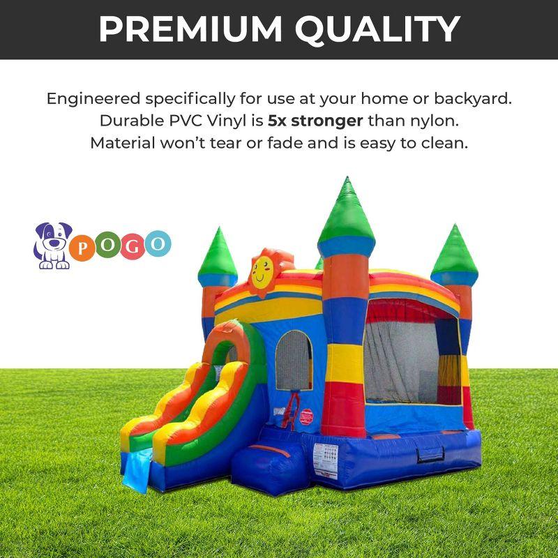 Pogo Bounce House Crossover Bounce House with Slide, No Blower