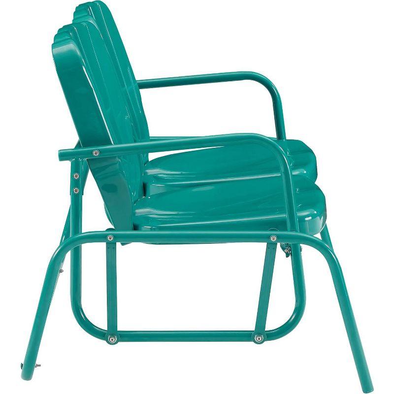 Outdoor Burley Gliding Metal Bench