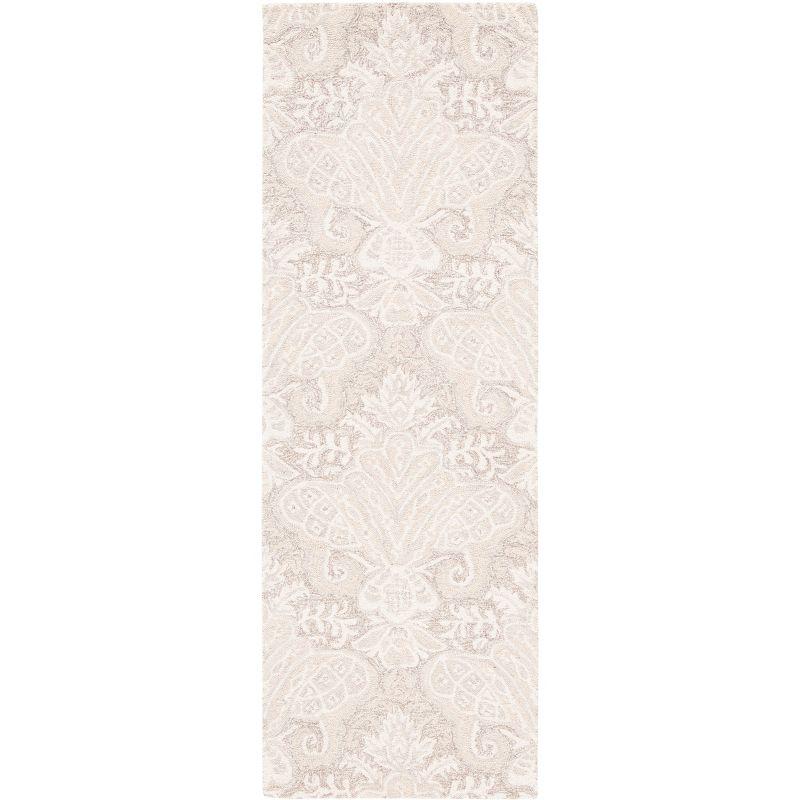 Micro-Loop MLP539 Hand Tufted Indoor Runner Rug - Beige - 2'3"x11' - Safavieh