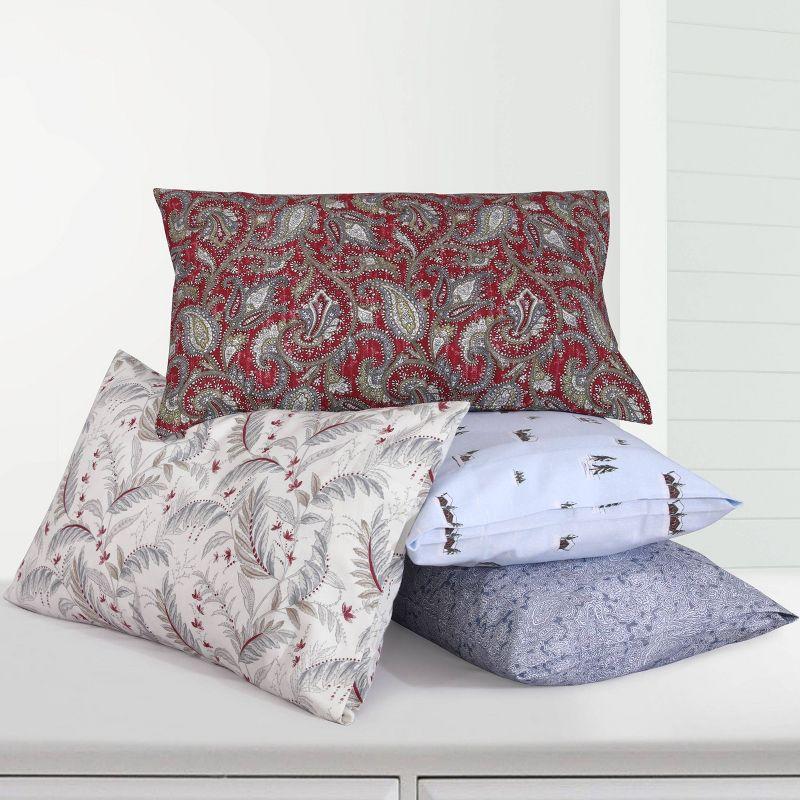 Tribeca Living Flannel Paisley Sheet Set