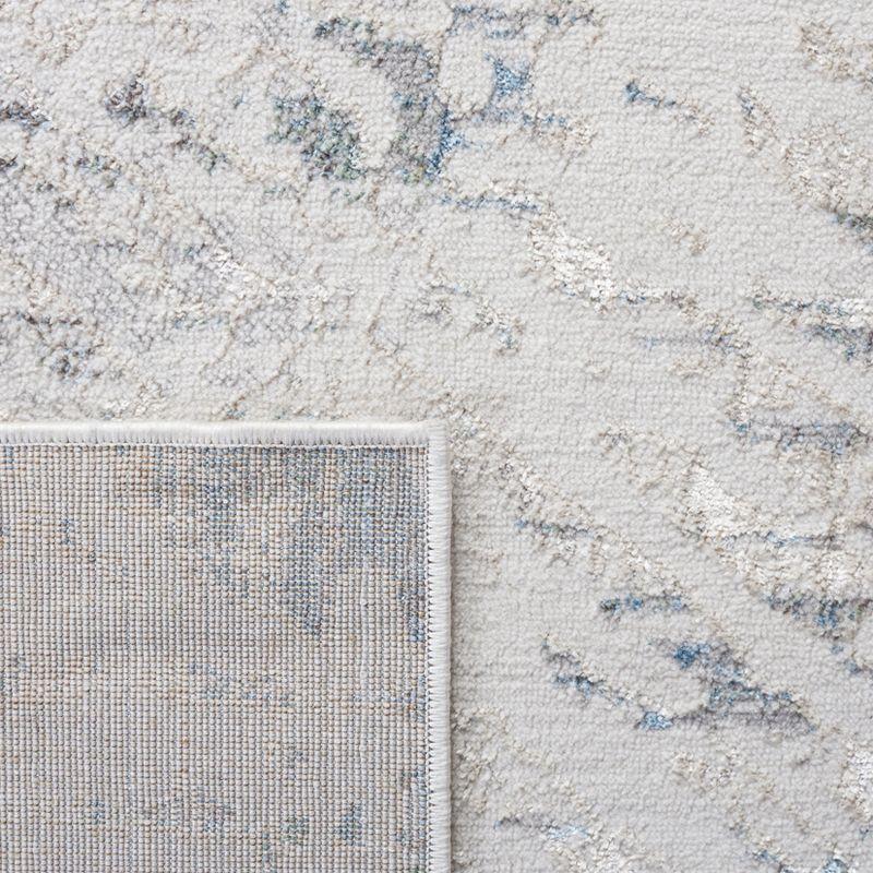 Steelside™ Wayde Abstract Gray/Beige Area Rug