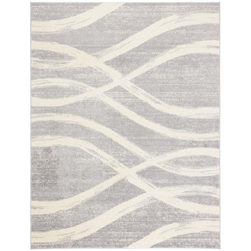 Adirondack ADR125 Machine Made Indoor Area Rug - Grey/Cream - 8'x10' - Safavieh