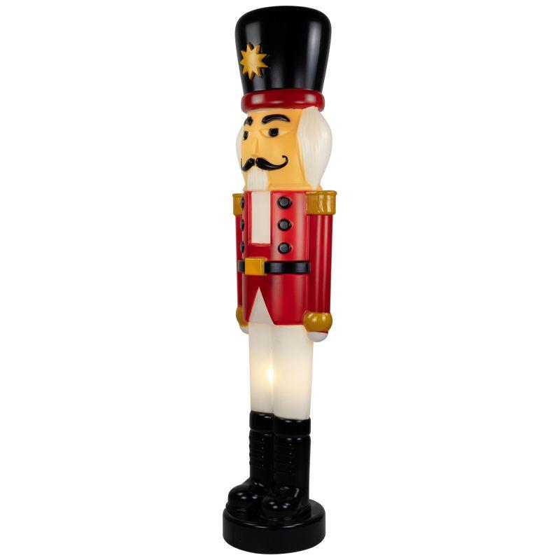 Northlight Lighted Blow Mold Nutcracker Soldier Outdoor Christmas Decoration - 59"