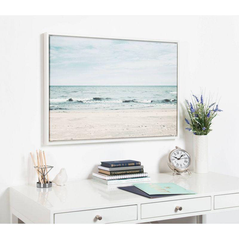 Sylvie Beach 2 Framed Canvas by Emiko and Mark Franzen - Kate & Laurel All Things Decor