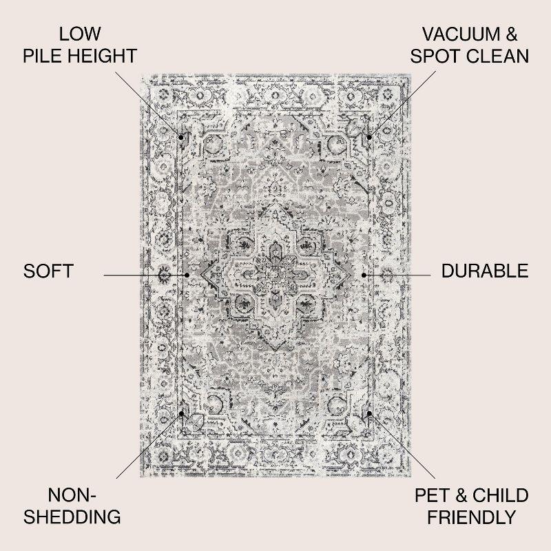 Scala Ornate Bohemian Medallion Area Rug - JONATHAN Y