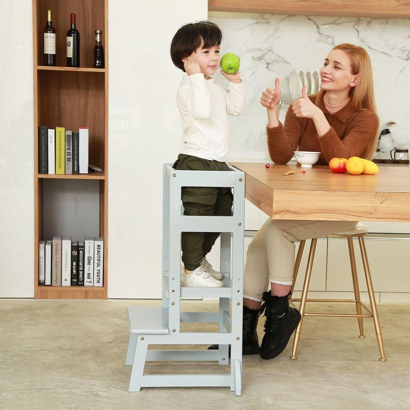 SDADI White 2 - Step Stool