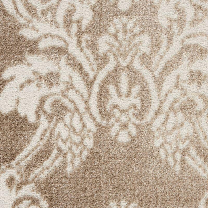 Nourison Elation ETN03 Indoor only Area Rug - Ivory Mocha 9' x 12'
