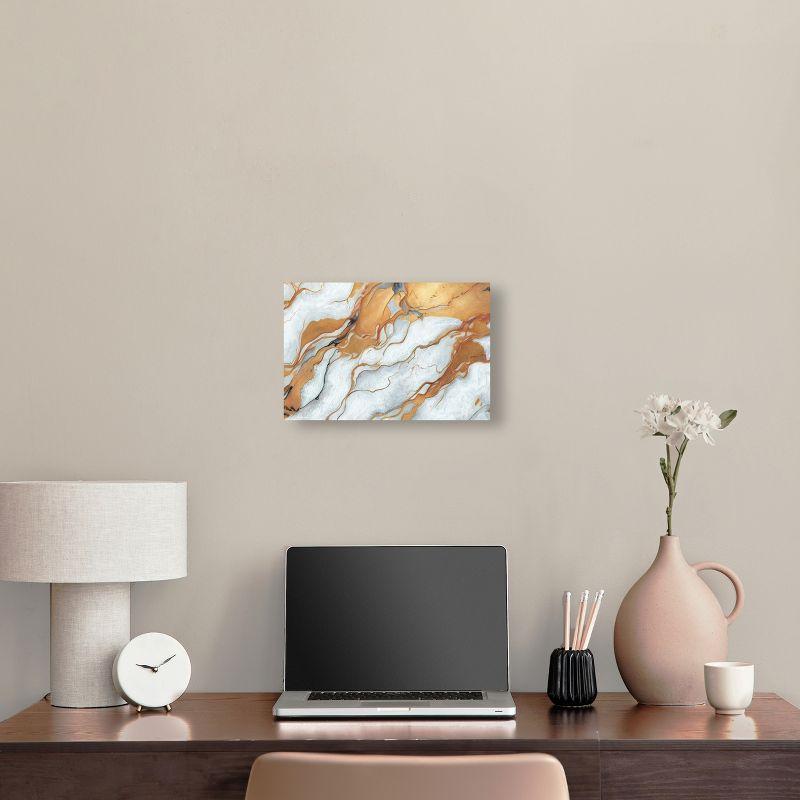 Art Remedy Gold Marble Boho Neutral Abstract Wall Art by Art Remedy