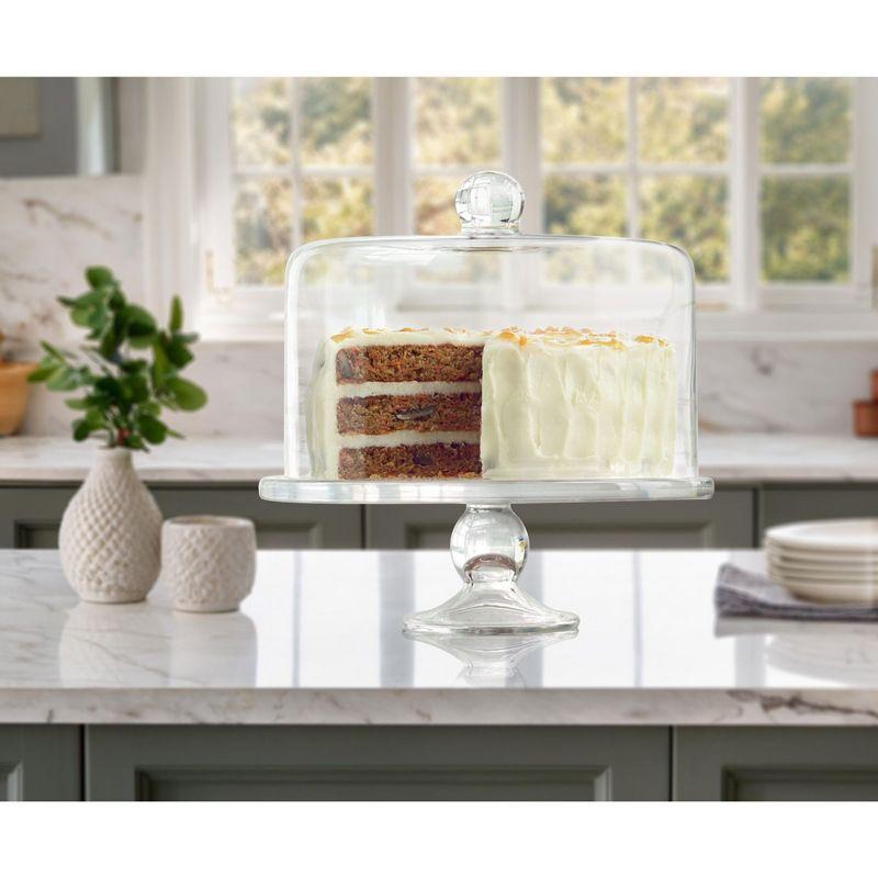 Artland Simplicity Cake Stand with Straight Sided Dome