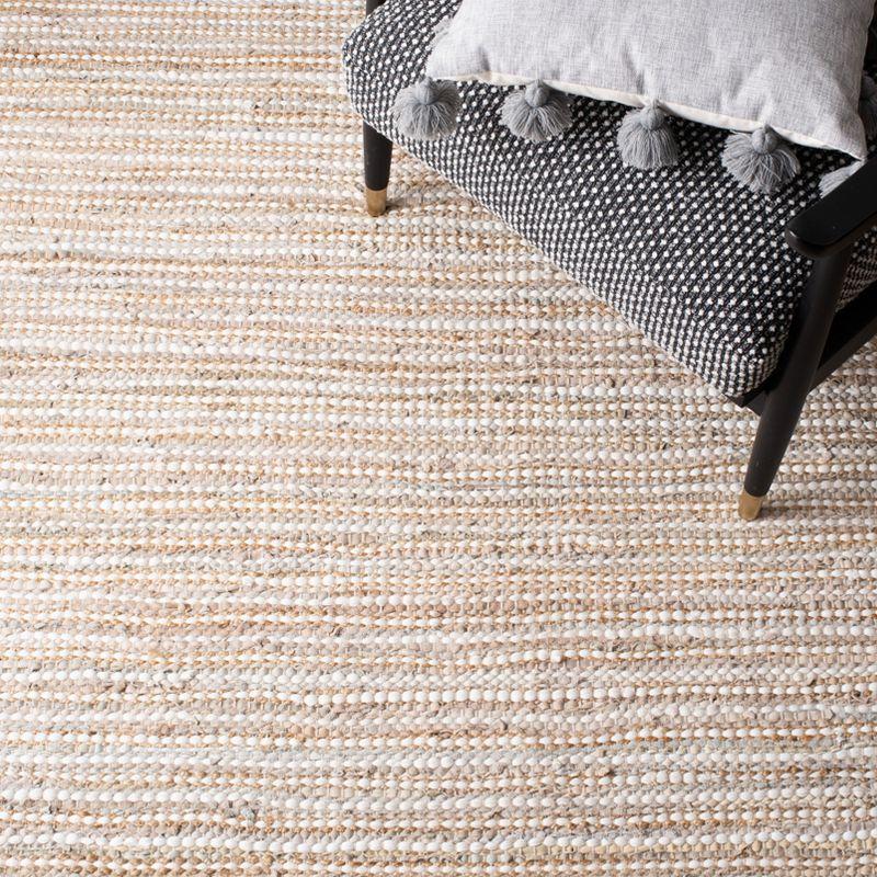 Vintage Leather VTL373 Hand Woven Area Rug - Beige/Multi - 6'x6' - Safavieh.