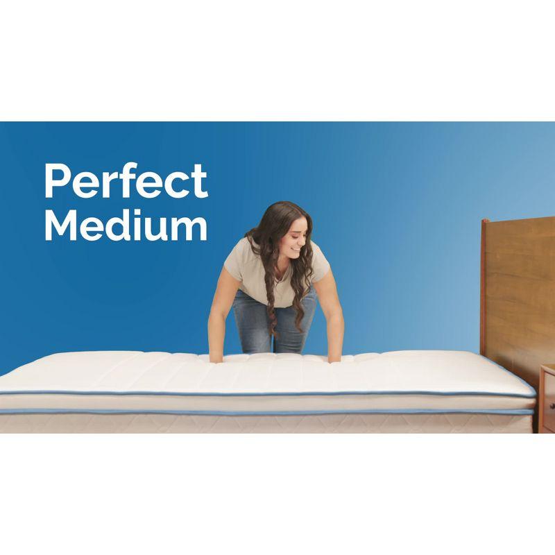 Linenspa Essentials 10 In. Medium Gel Memory Foam Hybrid Mattress