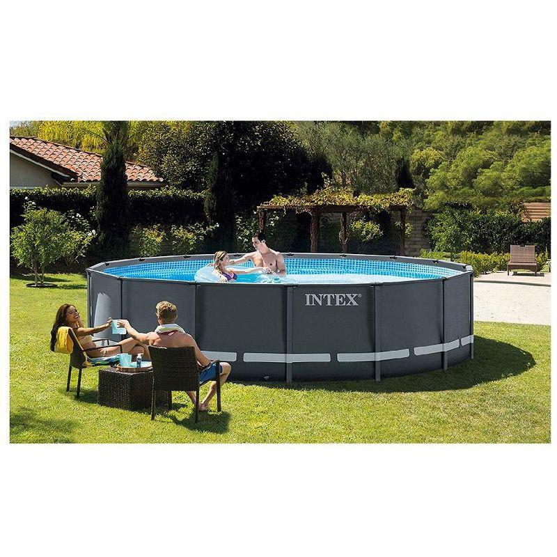 Intex 16ft X 48in Ultra XTR Pool Set with Sand Filter Pump, Ladder, Ground Cloth & Pool Cover