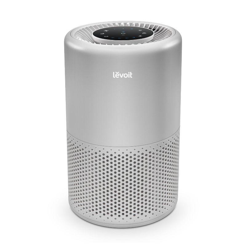 Levoit Core 200s Smart Air Purifier Gray: 1-Year Warranty, 4 Settings, ETL & CARB Certified, Energy Star, 100-300 sq. ft.