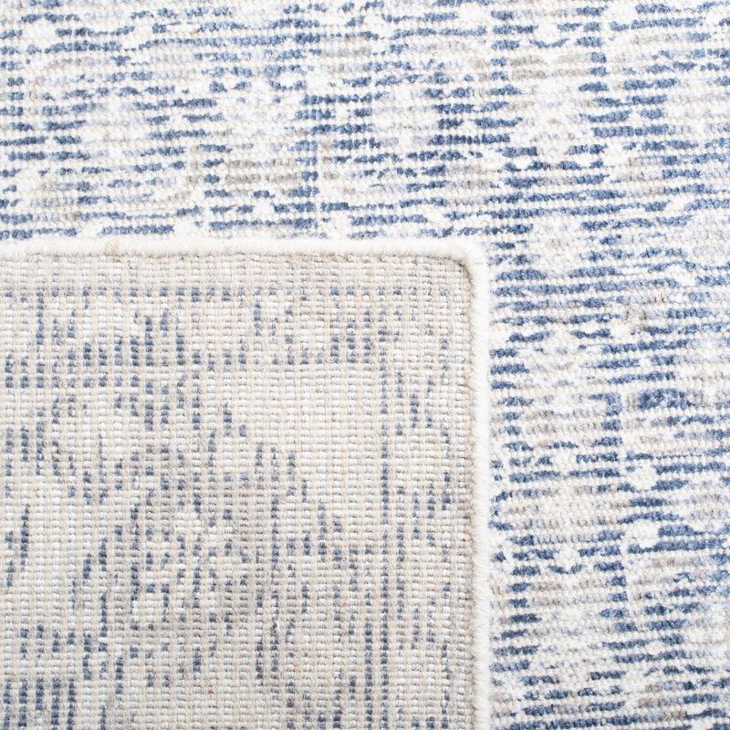 Restoration Vintage RVT706 Hand Loomed Indoor Runner Rug - 2'3"x9' - Blue/Ivory - Safavieh